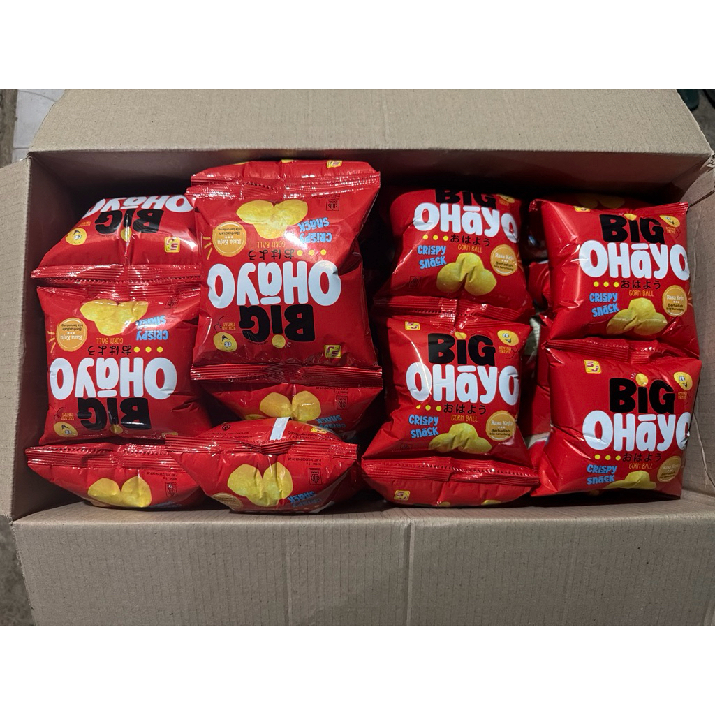 10 Pcs Ciki Big Ohayo - Snack Berhadiah Uang Tunai - Big Ohayo