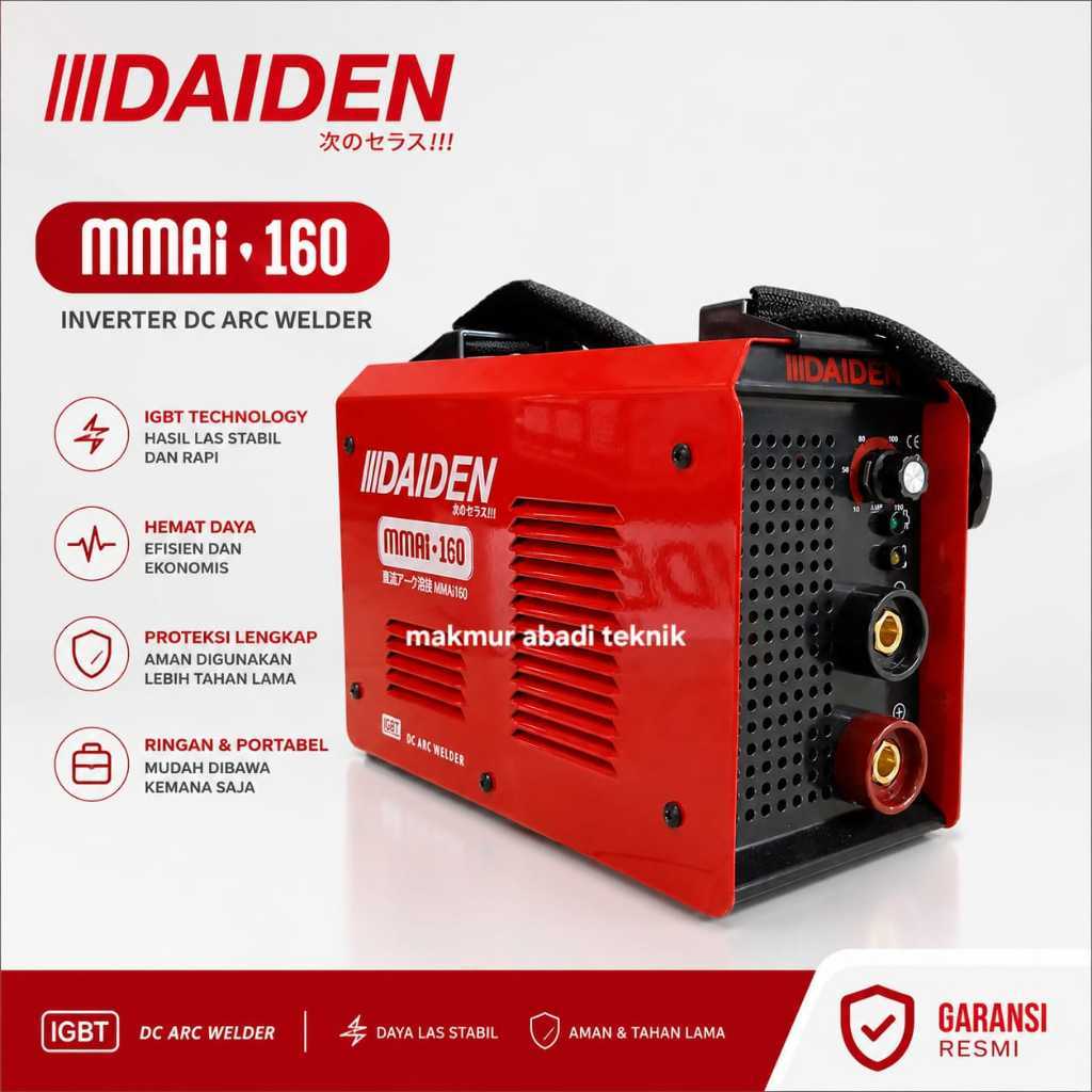 DAIDEN Mesin Las MMAi - 160 / Travo Las Inverter DAIDEN MMAi - 160