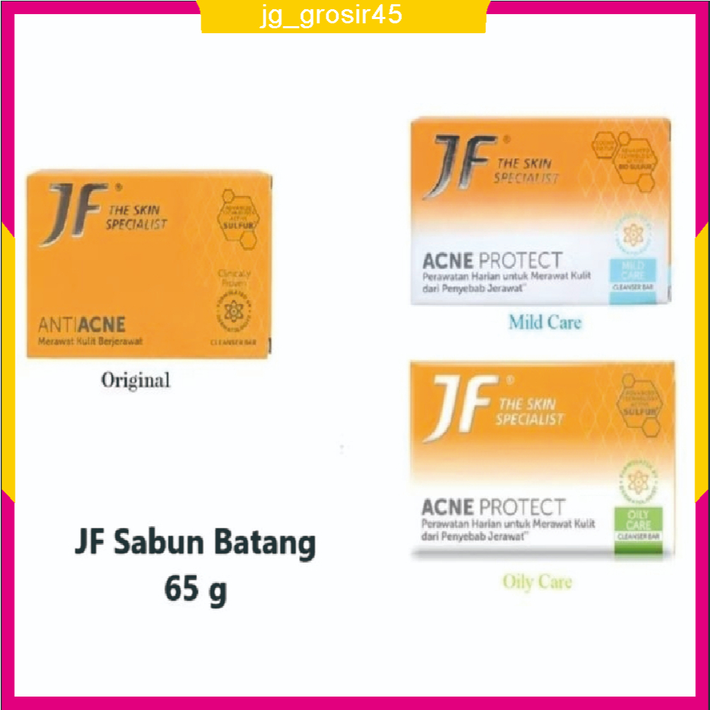 JF sulfur soap acne 65gr - sabun Jf