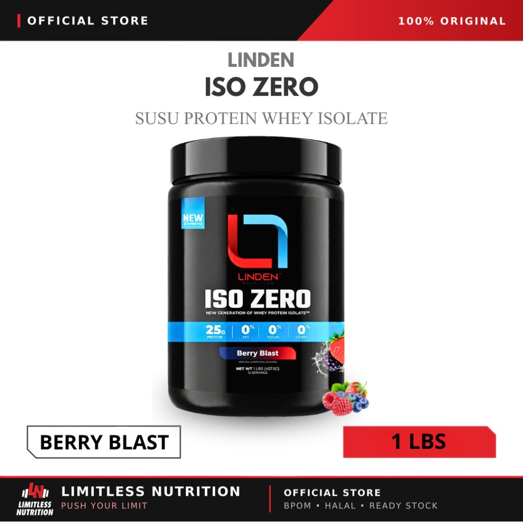 Linden USA Iso Zero 1lbs Whey Protein Isolate 1 lbs