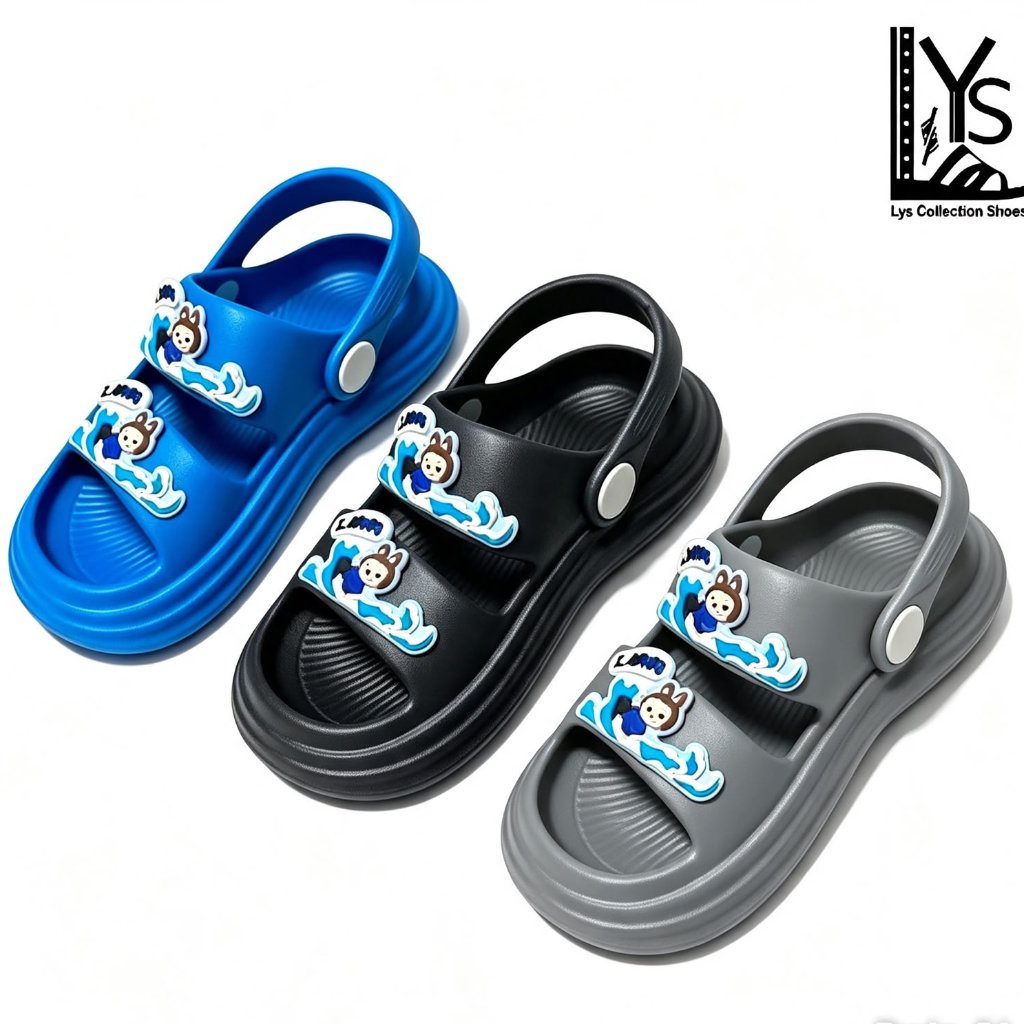 SANDAL ANAK LUCU - EVA SEHAT  SOL ANTI SLIP  OBRAAL GILA DISKON