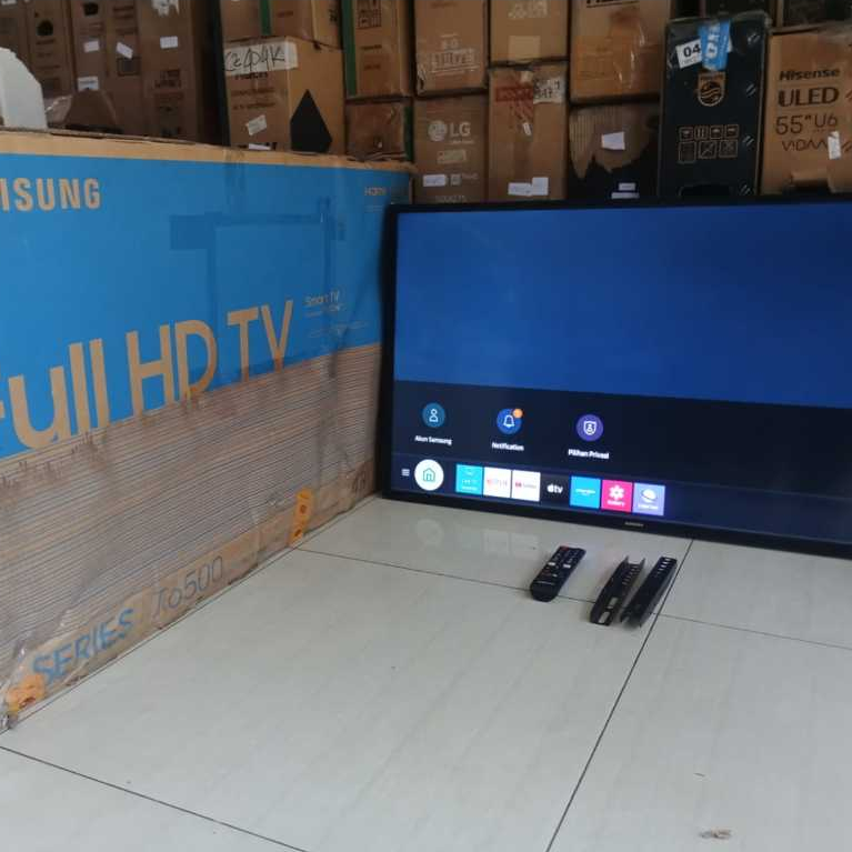 JUAL MURAH TV LED SAMSUNG SMART 43 INC SUDAH DIGITAL KONDISI BEKAS MASIH SEGEL (377L)
