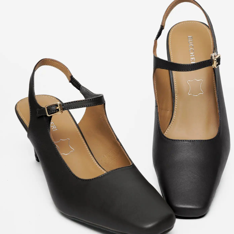 Buccheri Georgia Slingback Hells Wanita - 70002