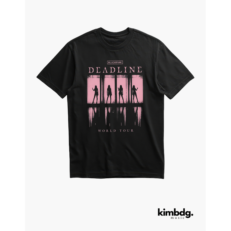 KAOS BLACKPINK DEADLINE WORLD TOUR - PREMIUM COTTON T-SHIRT