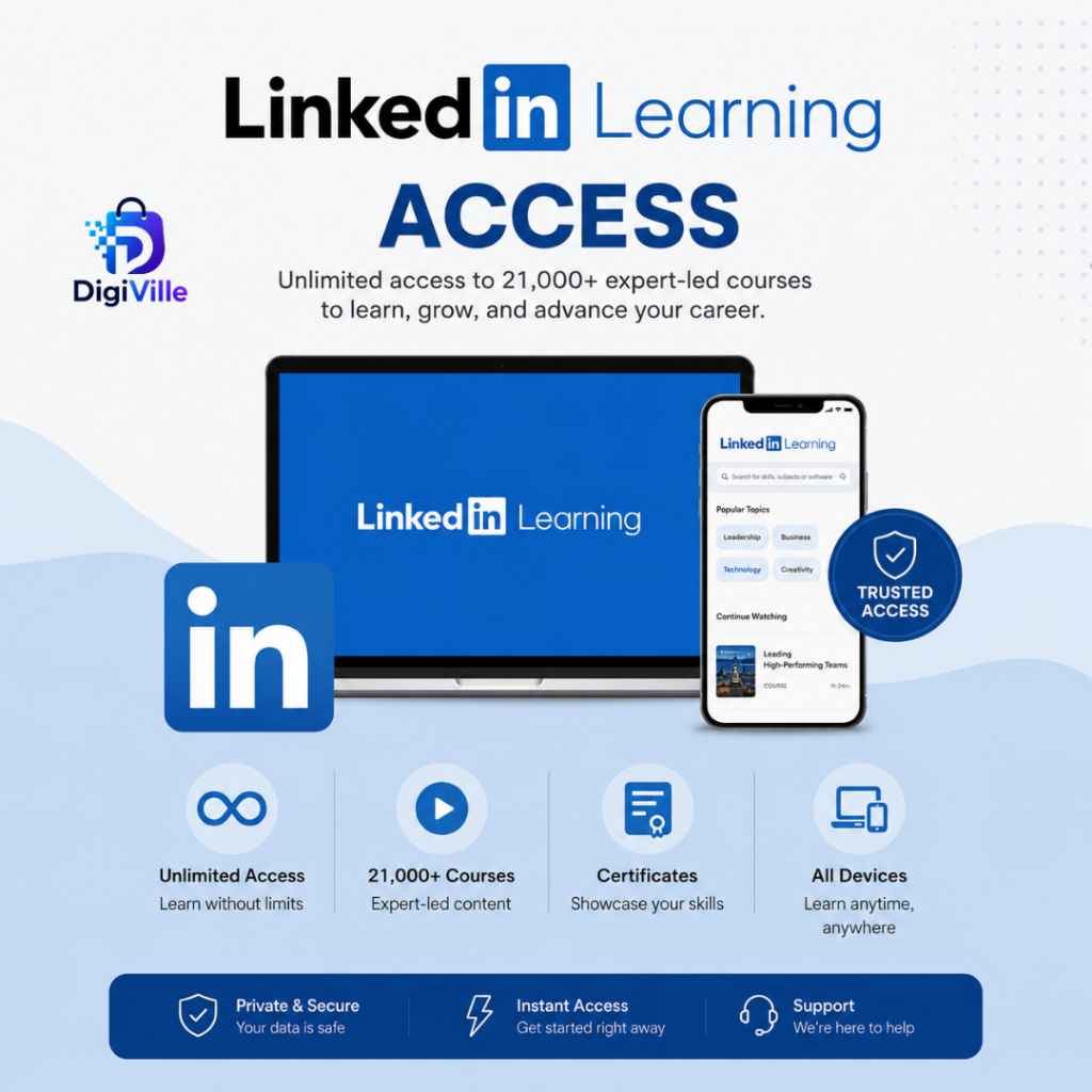 Linkedin learning akses full E-course