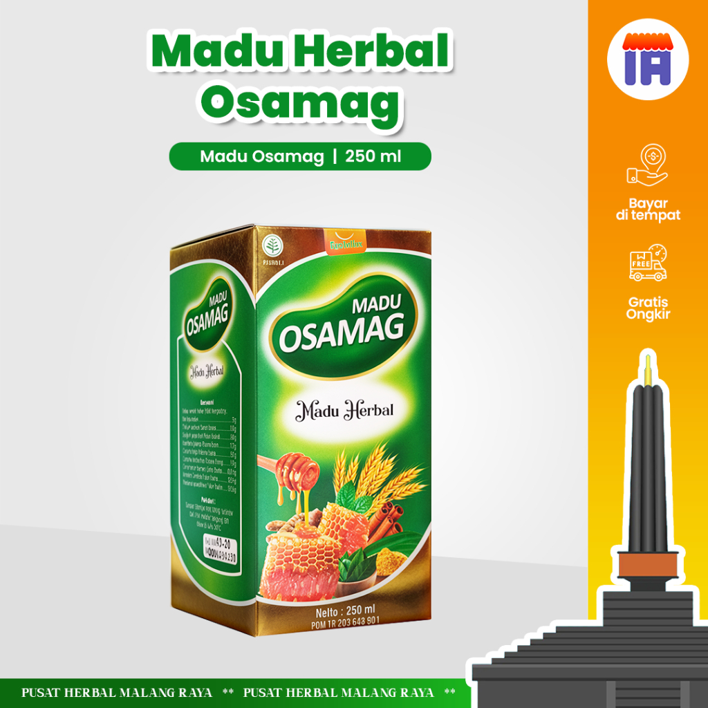 MADU OSAMAG Membantu Mengatasi ASAM LAMBUNG DAN GERD Sembuh Total Herbal BPOM Tukak Lambung