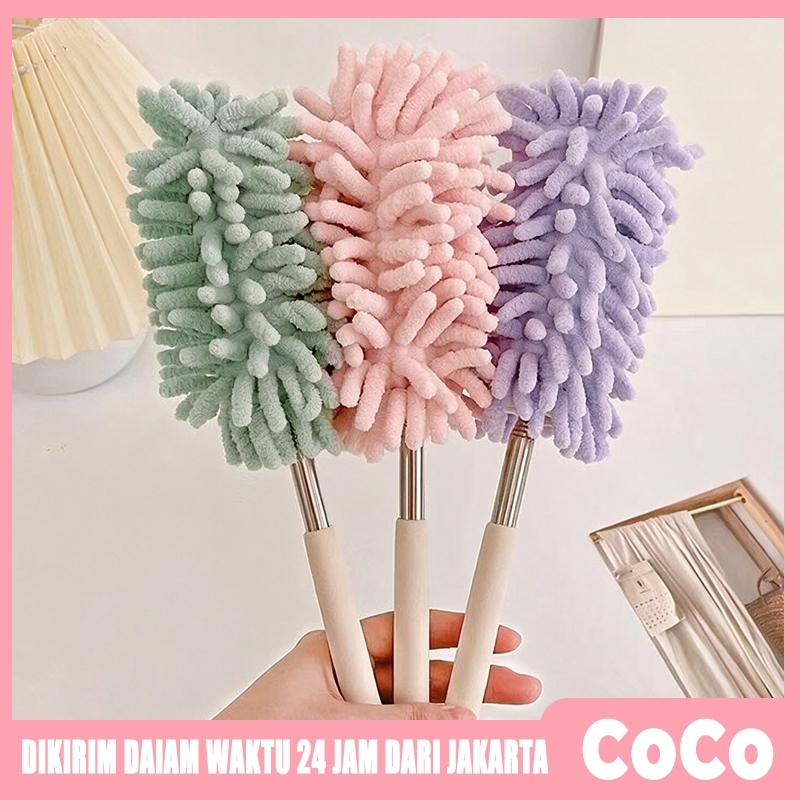 MINI Kemoceng Adjustable 80cm Berkualitas Tarik Cendol Microfiber