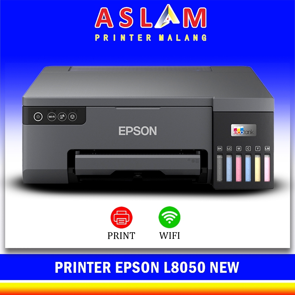 Printer Epson L8050 L 8050 Photo Printer Pengganti Epson L805 Printer Foto Resmi Indonesia