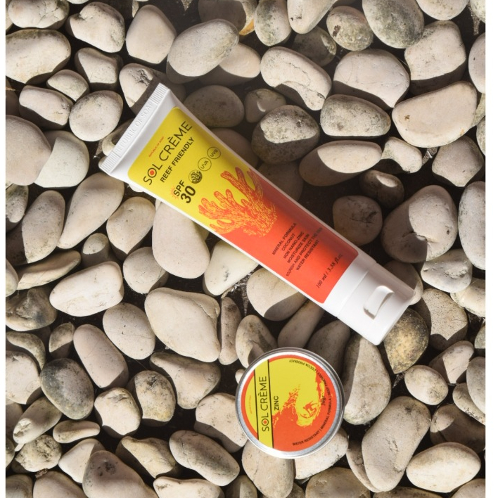 Sol Crème Bundling Sunscreen SPF 50, After Sun Moisturizer & Zinc