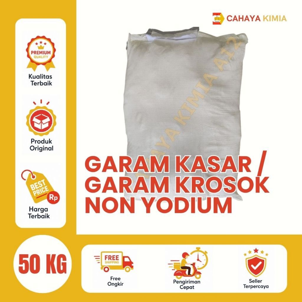Garam Kasar Industri 50kg / Garam Krosok Industri / Garam Krosok / Garam Industri