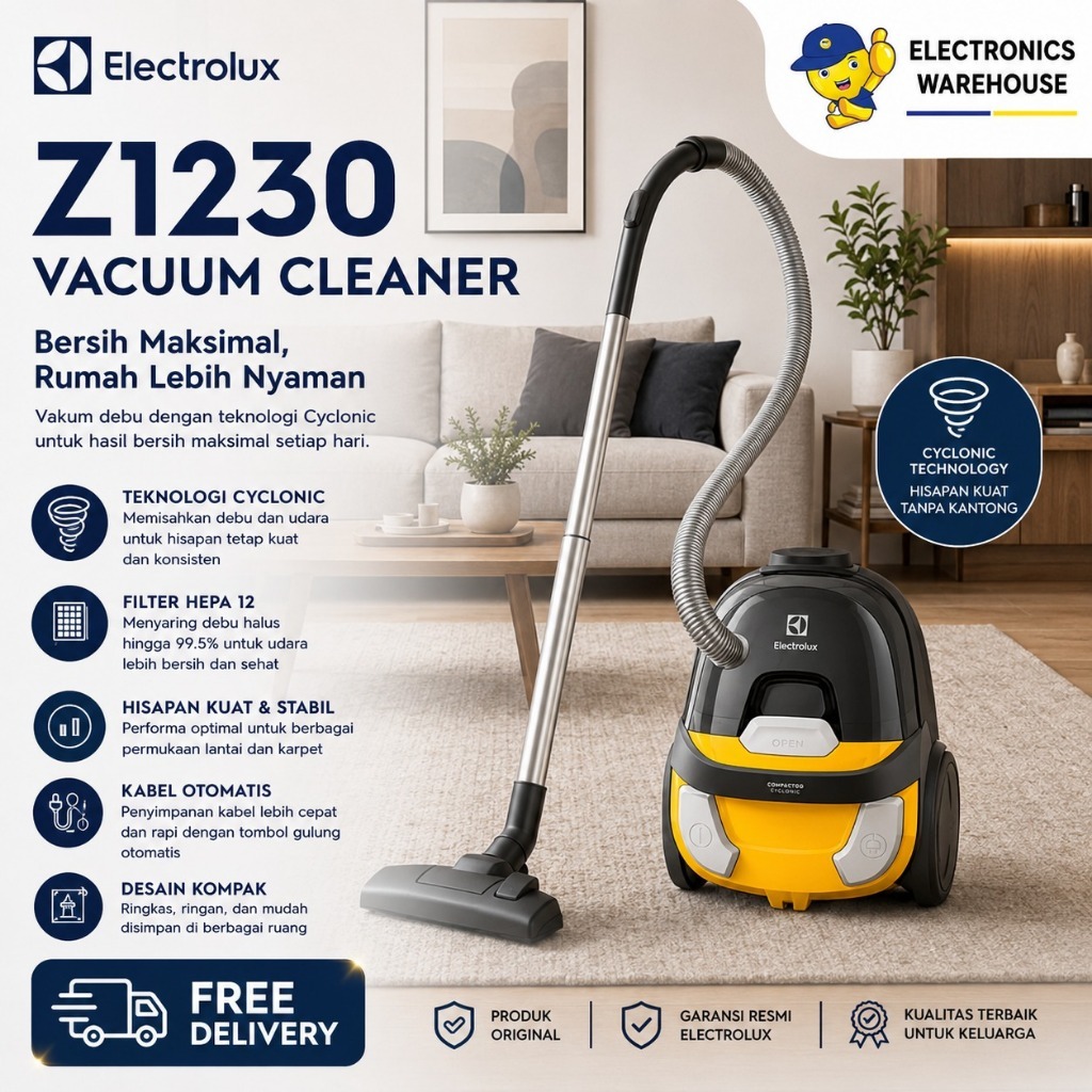 Vacuum Cleaner ELECTROLUX Z1230 / Z 1230
