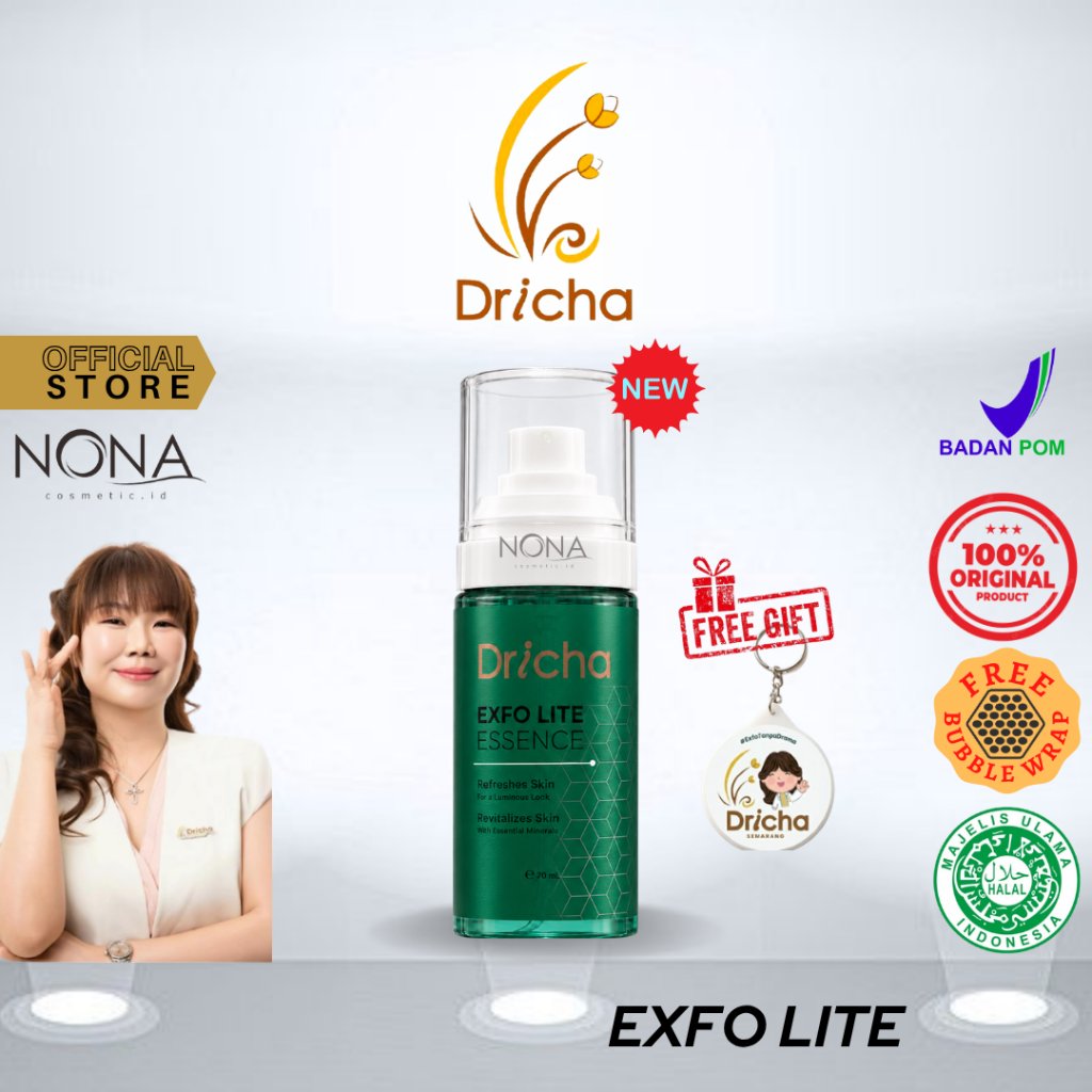 DRICHA EXFO LITE ESSENCE - DRICHA EKSFOLIASI LEMBUT UNTUK KULIT CERAH