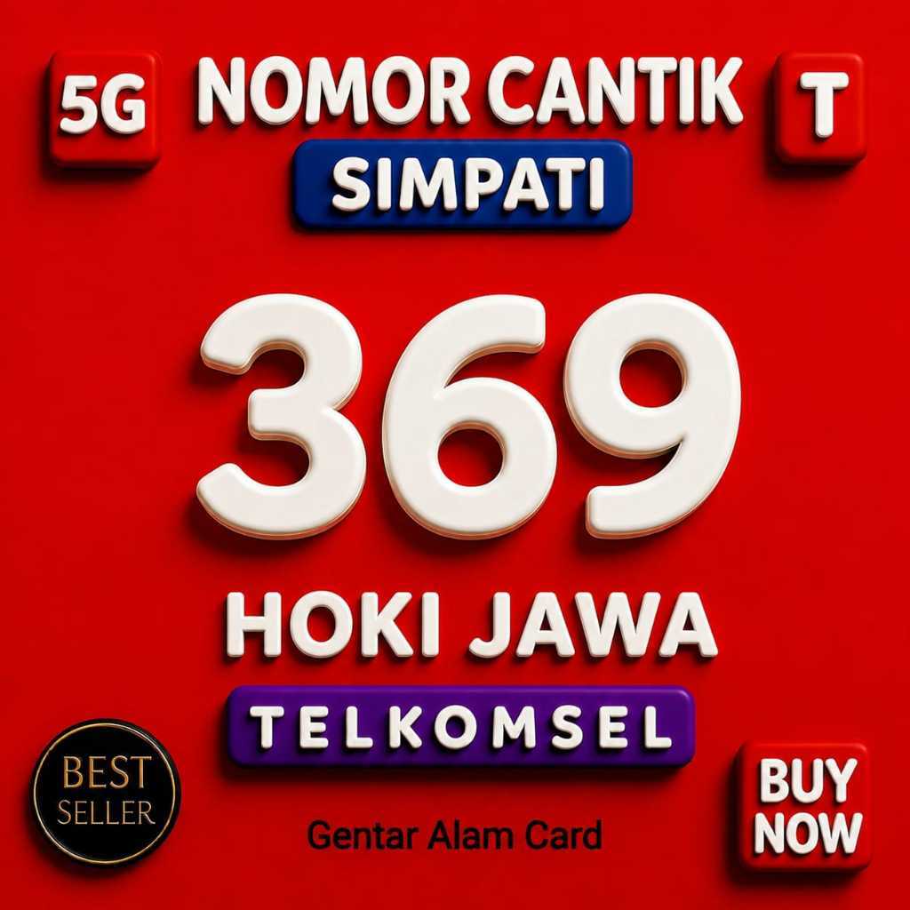 Nomor Cantik Telkomsel 11 Digit  Prabayar Angka Hoki Jawa 369
