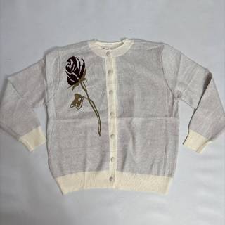 Delova Daily - Roselle Knit Cardigan Atasan Knit Motif Bahan Rajut Halus & Tebal premium - Outer Wanita Korean Style