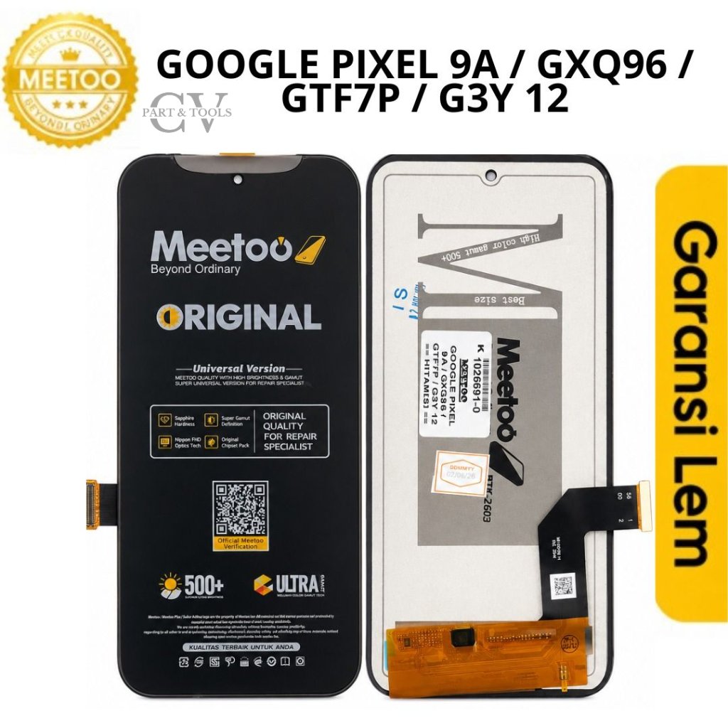 LCD Touchscreen Fullset Pixel 9A / GXQ96 / GTF7P / G3Y 12