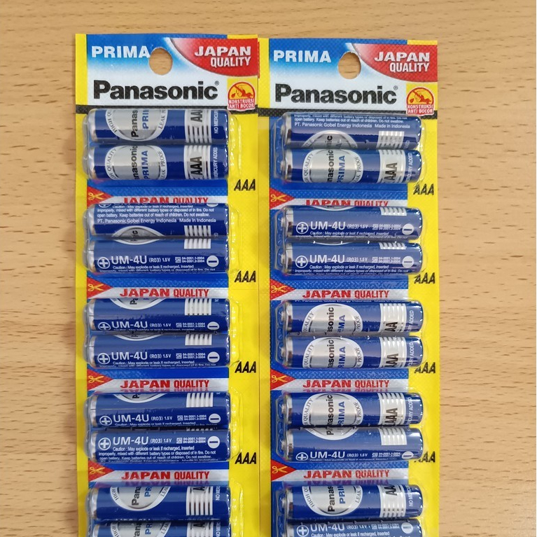 Baterai Panasonic Hyper UM-4U (AAA BIRU KECIL) Renteng