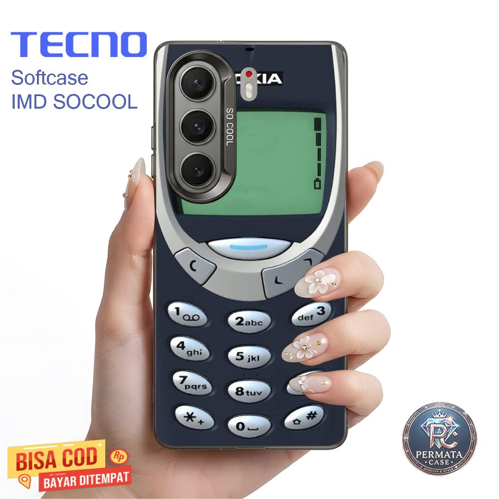 PC227 CASE TECNO CAMON 40 PRO 5G CAMON 40 CAMON 50 4G - SO COOL HOLOGRAM PREMIUM - Motif NOKIA JADUL