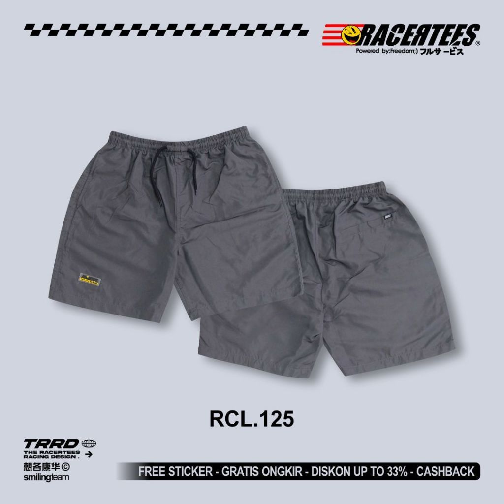 Celana Boardshort RACERTEES Basic Grey - RCL.125