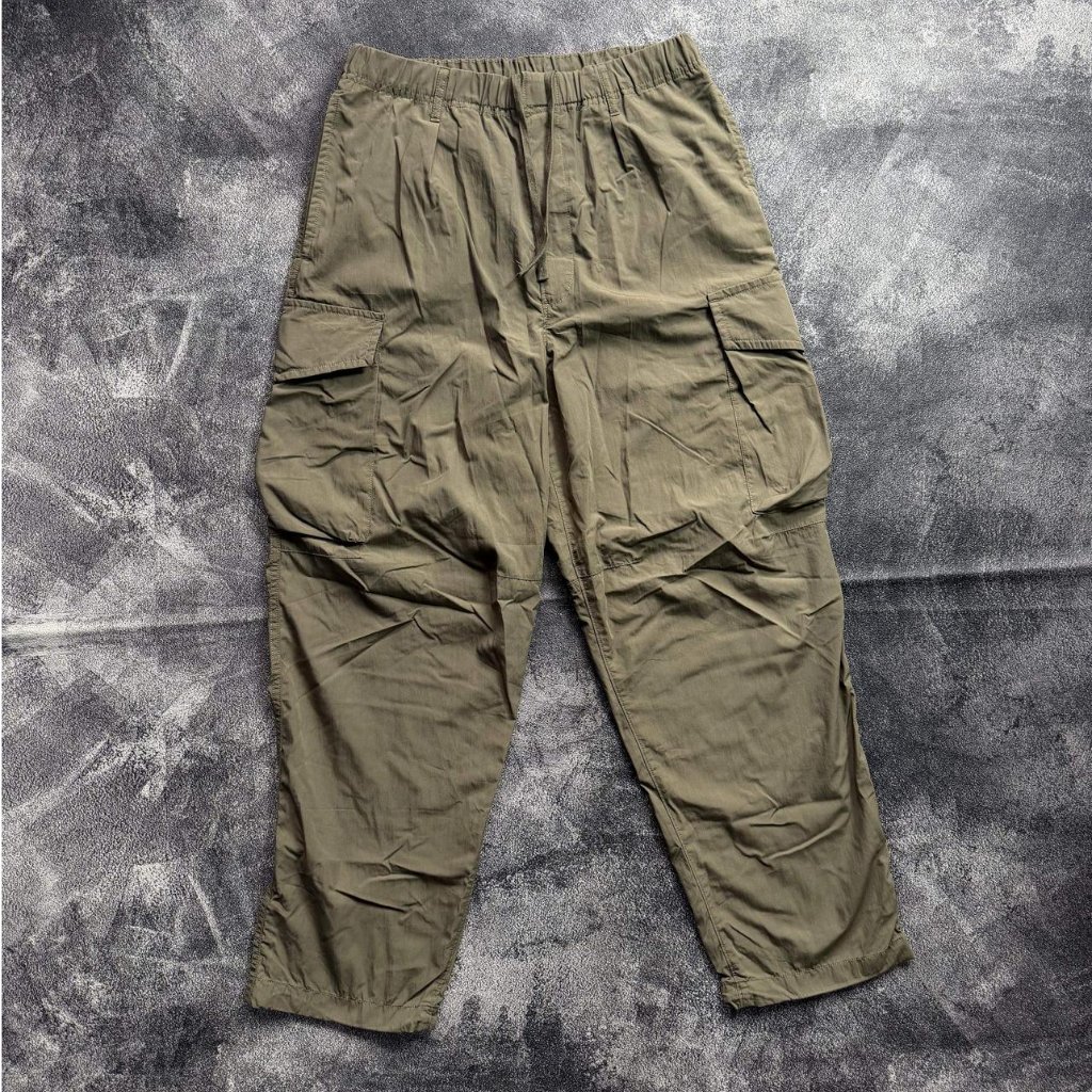 Lativ Celana Cargo Joger M Coklat Training Panjang Balon Parasut Outdoor Gym Lari Olahraga Trackpant