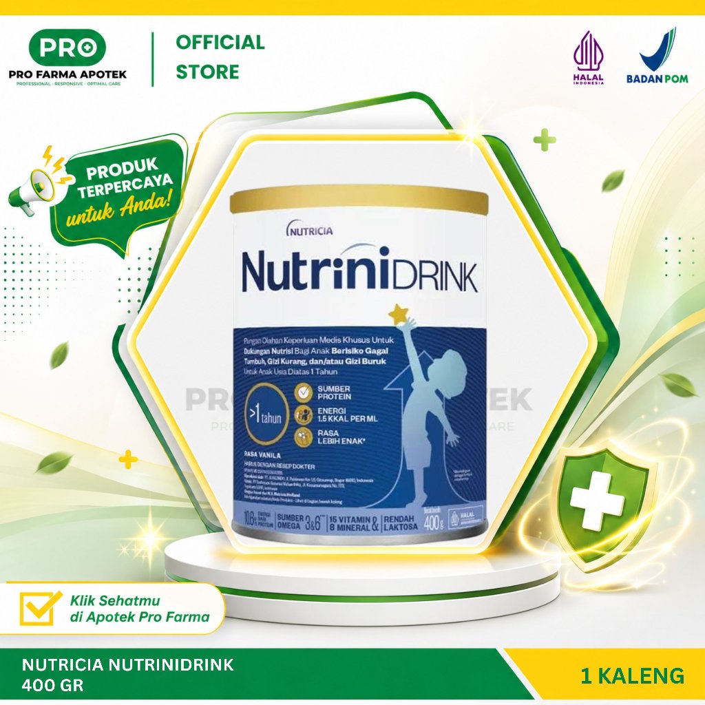 NUTRICIA NUTRINIDRINK 400 GR | SUSU & NUTRISI