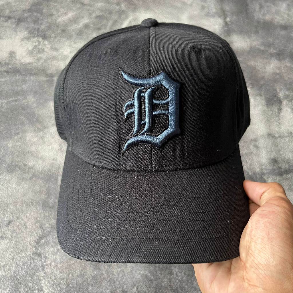Topi MLB Detroit Tigers D Hitam Cap Major League Baseball Original