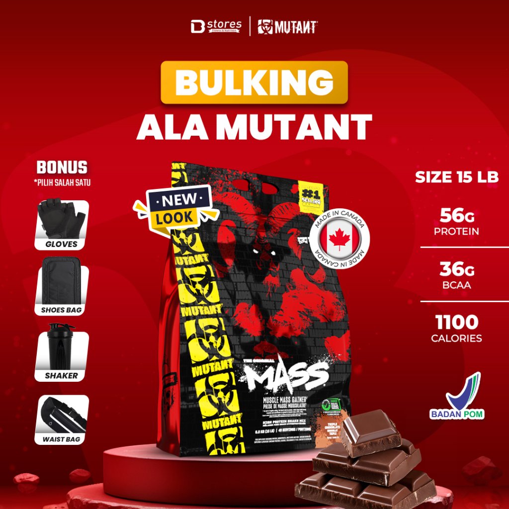 MUTANT Mass Gainer 15lb Bstores