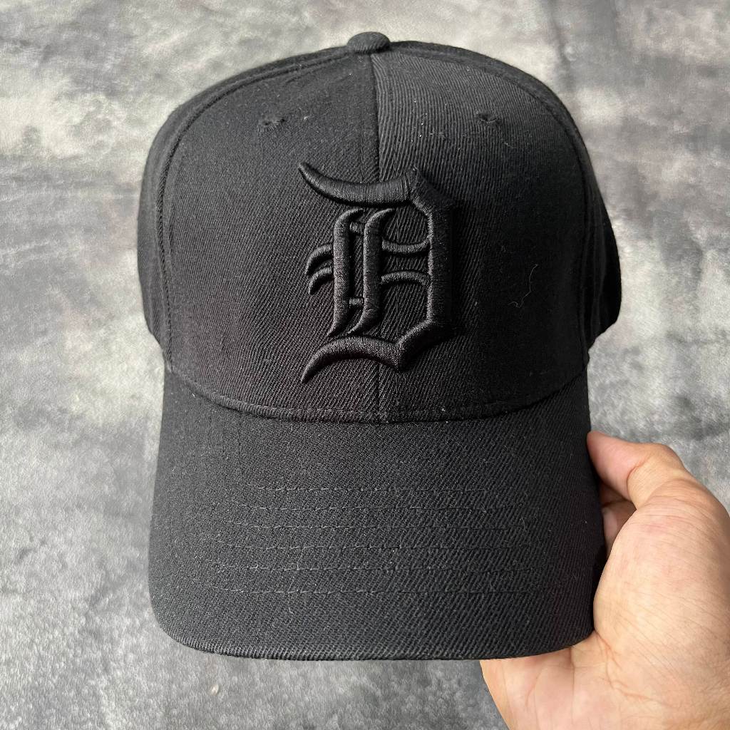 Topi MLB Detroit Tigers D Hitam Cap Major League Baseball Original