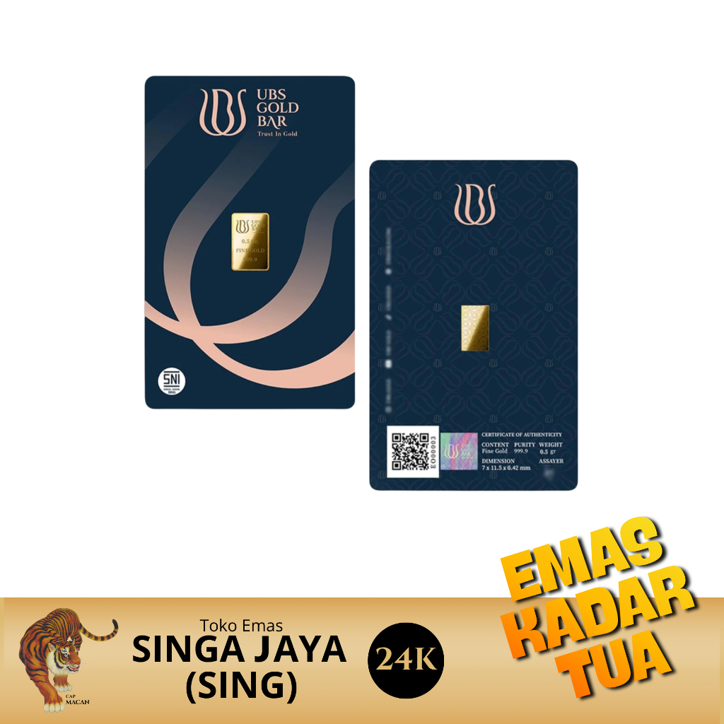 Logam Mulia UBS Emas Batangan