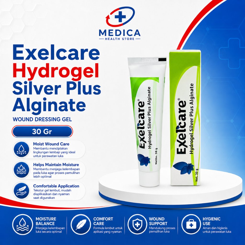 EXELCARE - Salep Exelcare Hydrogel Silver Plus Alginate (30gr)