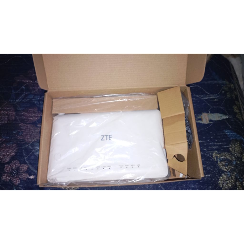 ROUTER ZTE F607L PORT HIJAU