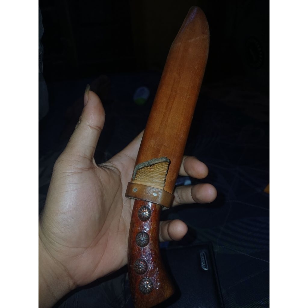 Pisau Dapur Baja Tajam Ukir Mala 36cm herder jenius