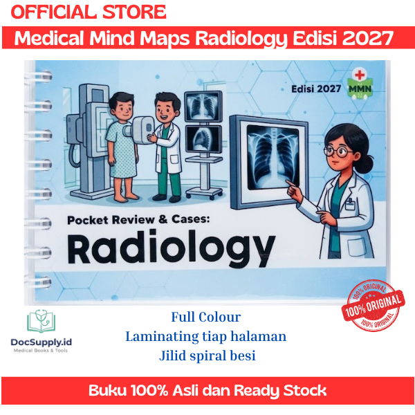 Update Edition Original | Buku Medical Mind Map Radiology / Mind Map Radiologi