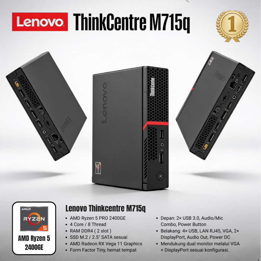 Pc Lenovo Ideacentre & Hp core i3 / i5 i7 7th Spek Gaming