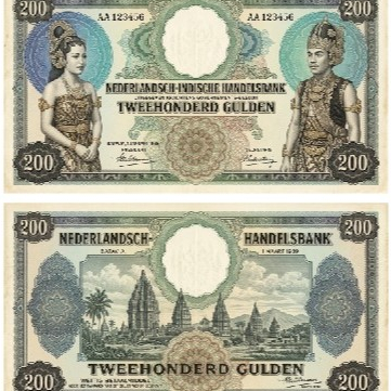 200 Gulden De Javasche Bank Novelty Fantasi