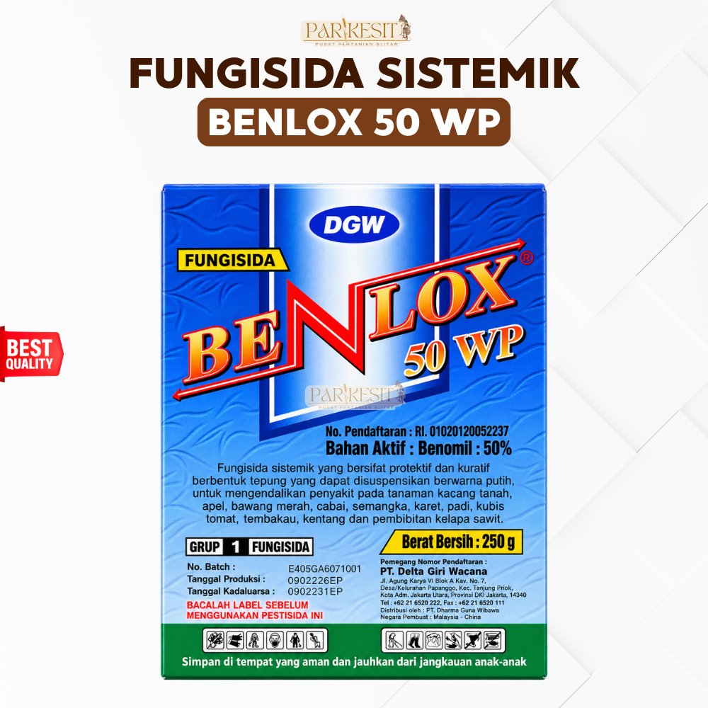 Fungisida Benlox 50WP - 250 Gram Fungisida Sistematik DGW