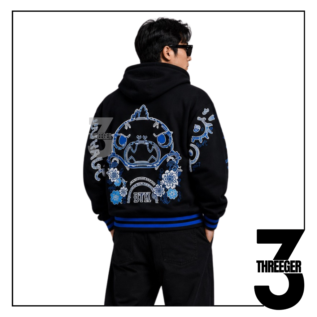 BTK Bestkiller Zip Hoodie Black Authentic / Jacket BTK Original