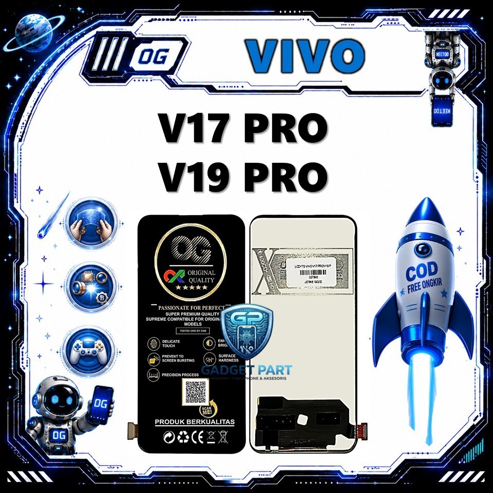 LCD TOUCHSCREEN VIVO V17 PRO / V19 PRO / 1910 ORIGINAL
