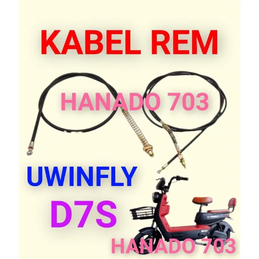 kabel rem sepeda listrik Uwinfly D7S tali rem sepeda listrik Uwinfly D7 S