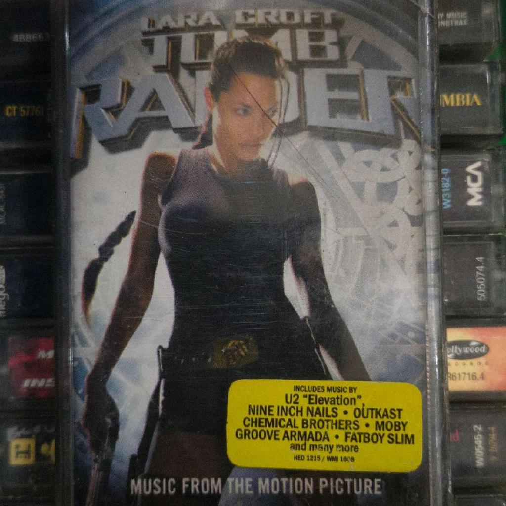 kaset pita tape original ost tomb raider soundtrack u2 nine inch nails chemical brothers