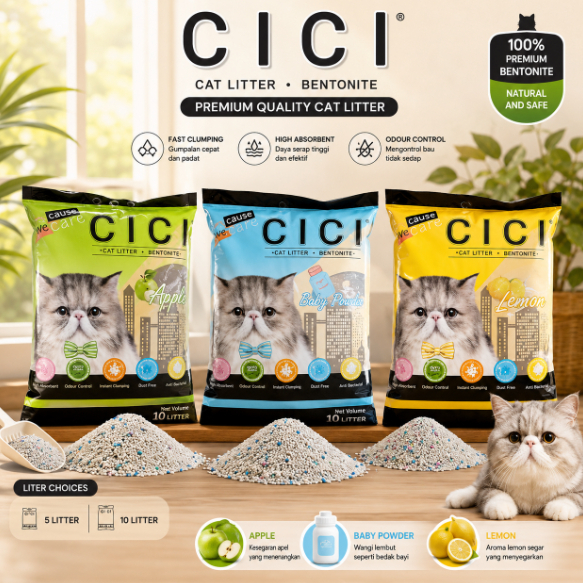 CICI CAT LITTER BENTONITE