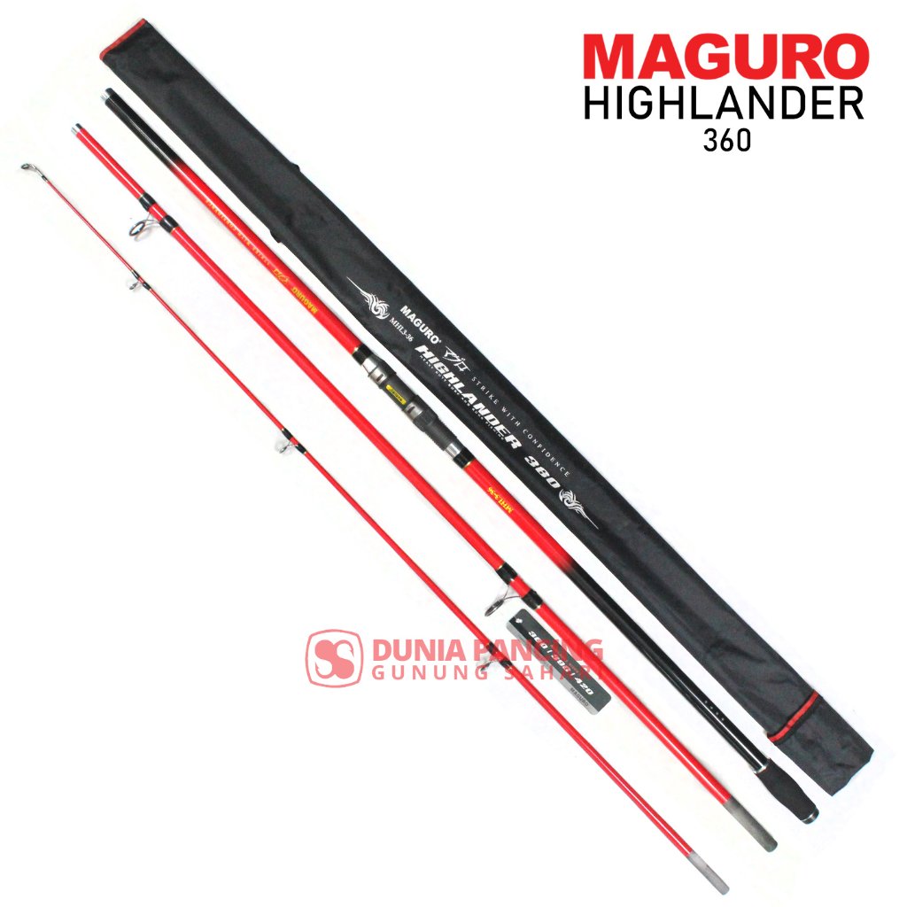 JORAN SPINNING PASIRAN / TEBING MAGURO HIGHLANDER 360 / 390 / 420 | SURF FISHING ROD | SAMBUNG 3 | J