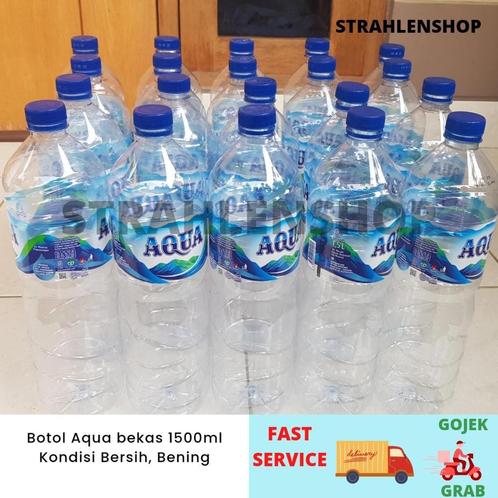 BOTOL AQUA BEKAS 1500 ML