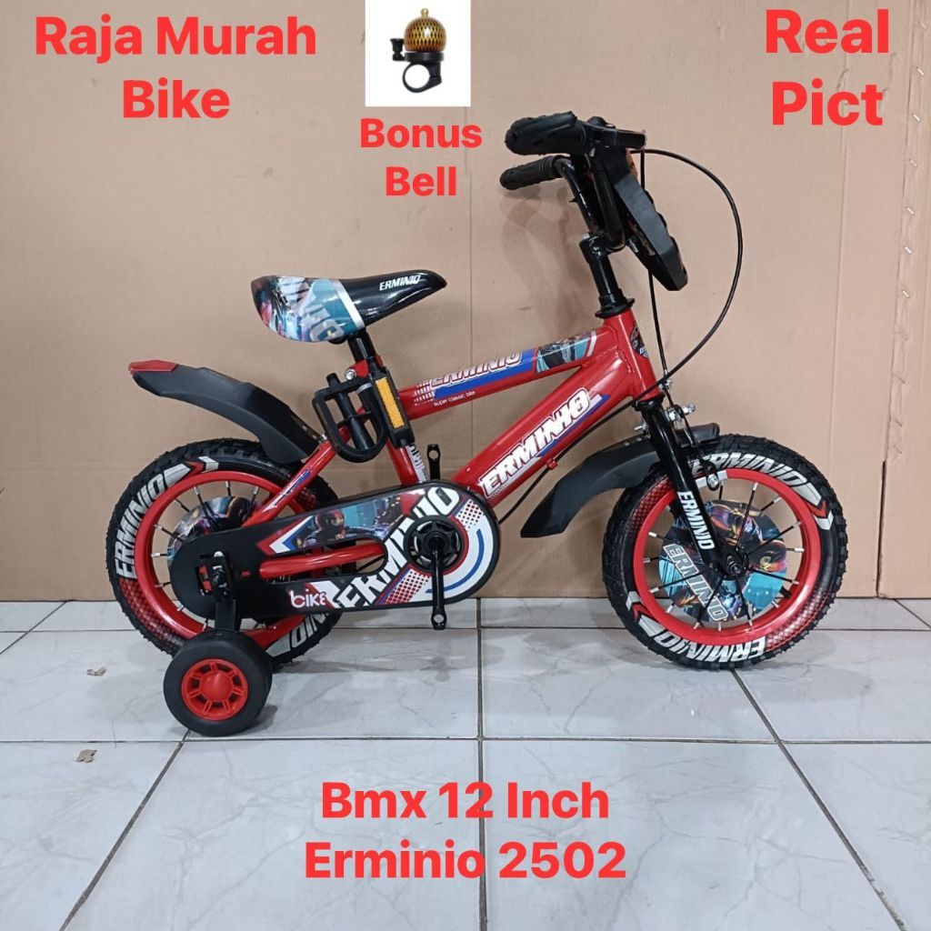 Sepeda Anak Bmx Erminio 2502 12 Inch Sepeda BMX 12 Inch Erminio 2502