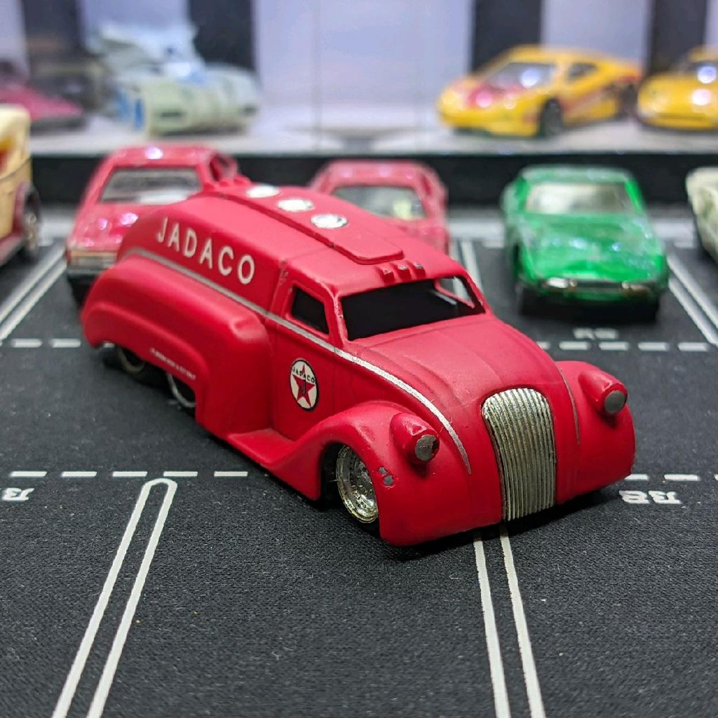 Jada D-Rods 39 Dodge Airflow Tanker Merah Loose Junk Tanpa Kaca
