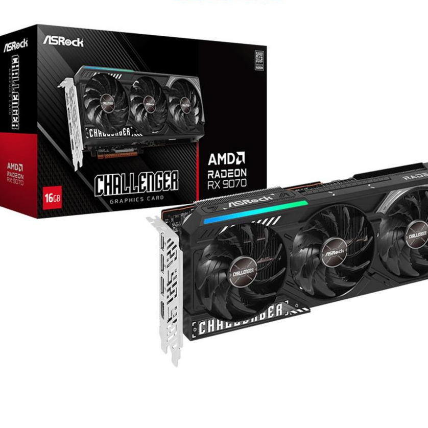 ASRock Radeon RX 9070 16GB Challenger - ASRock RX 9070 CL 16GB