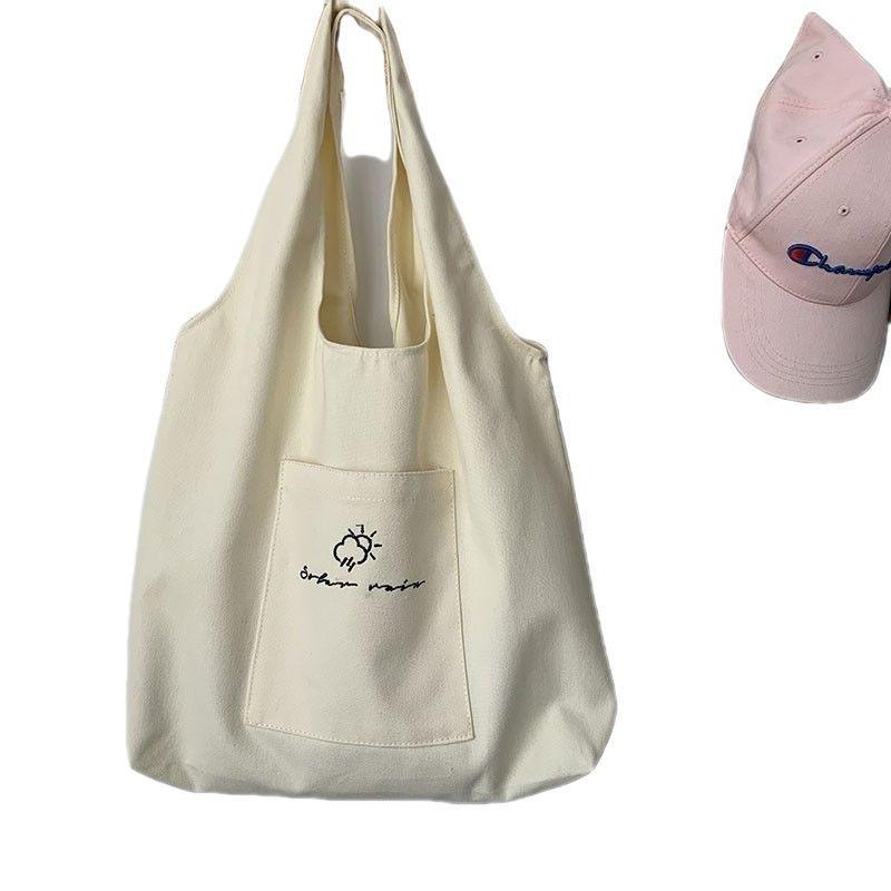 tas tenteng wanita bahan kanvas tm888