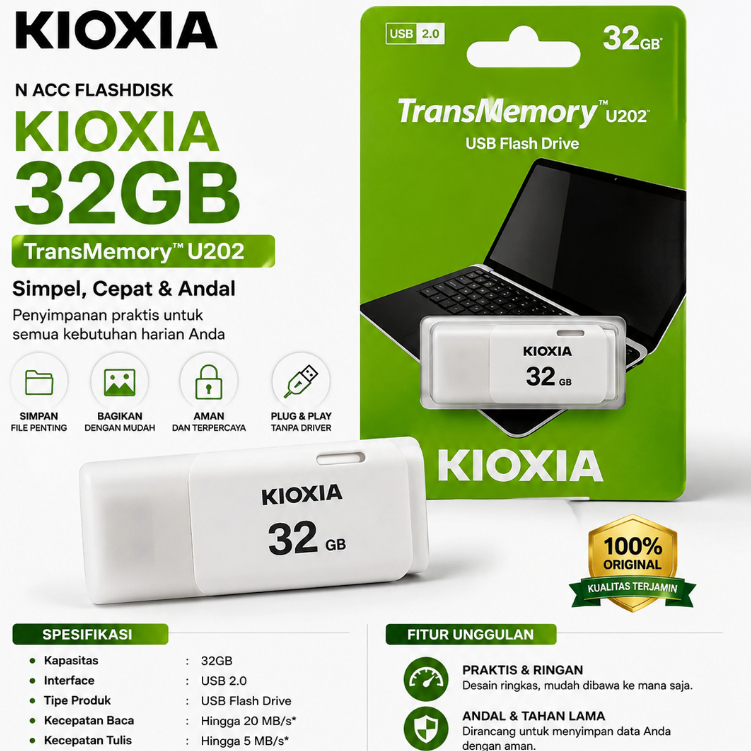 FLASHDISK KIOXIA 32GB