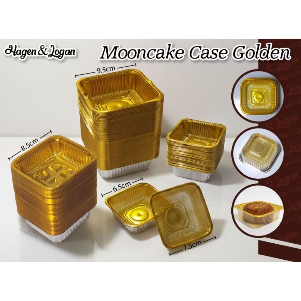 50pcs Tray mooncake/ Tatakan moon cake / moon cake case / packaging kue bulan / mika nastar /mika mo