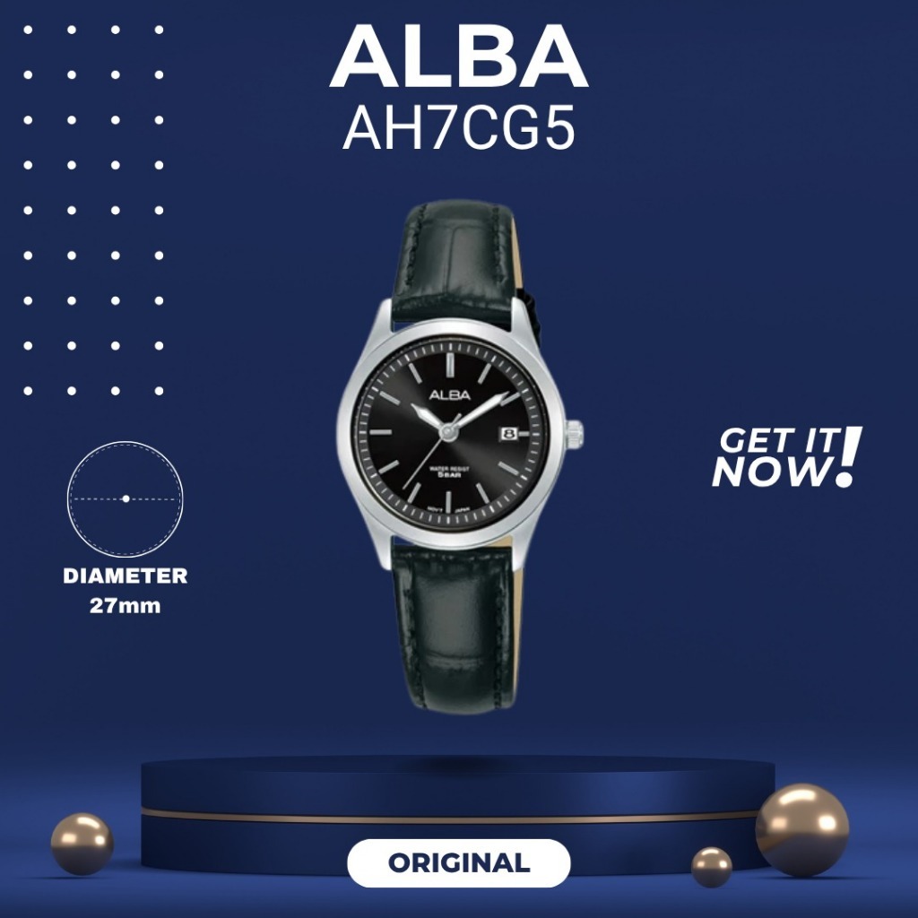 ALBA AH7CG5 ORIGINAL JAM TANGAN CEWEK ARLOJI CEWEK FASHION