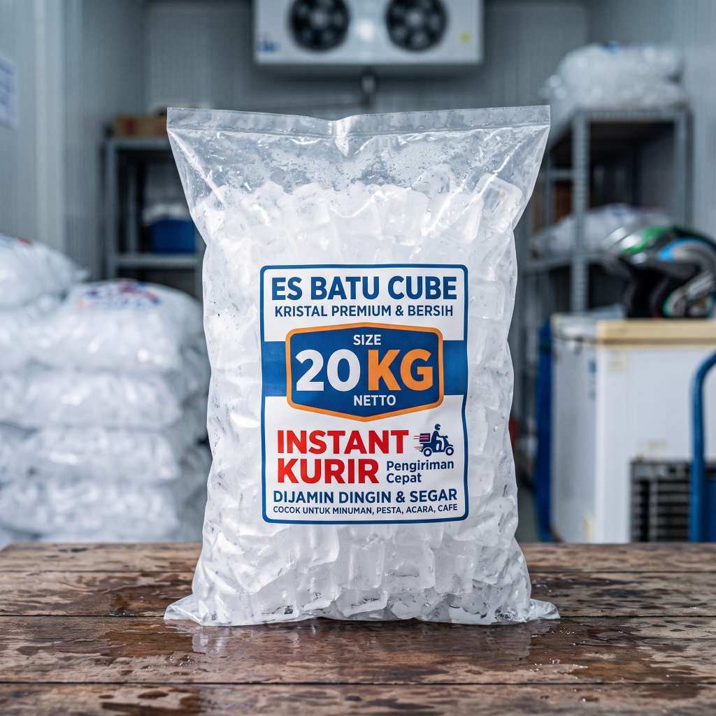 Es Batu Kristal | Ice Cube 20kg